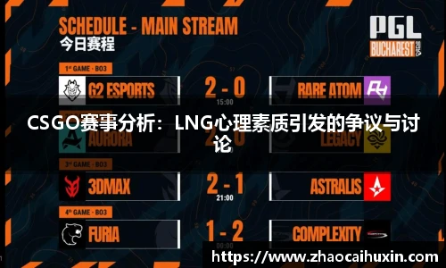CSGO赛事分析：LNG心理素质引发的争议与讨论